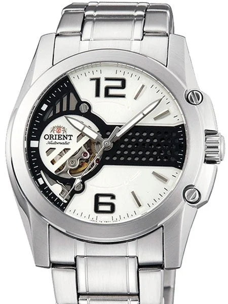 Orient Enduro Automatic Watch with Open-Heart Black-White Dial #DB02001W 40 mm kol saati