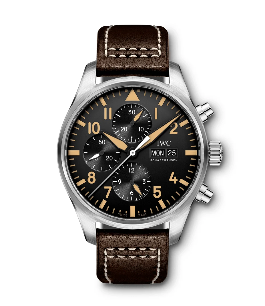IWC Pilots Watch Chronograph Edition 20th Anniversary Of Watches IW377720 43 mm kol saati