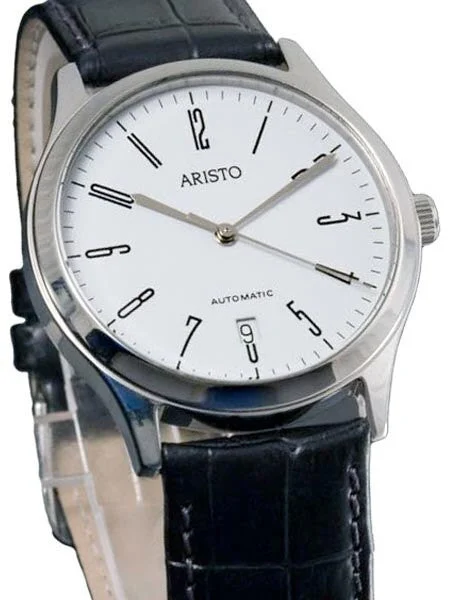 Aristo Dessau Swiss ETA 2824-2 Automatic Dress Watch 4H127 kol saati