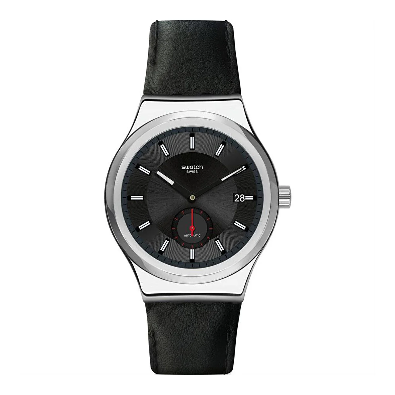 Swatch Petite Seconde Black SY23S400 42 mm kol saati