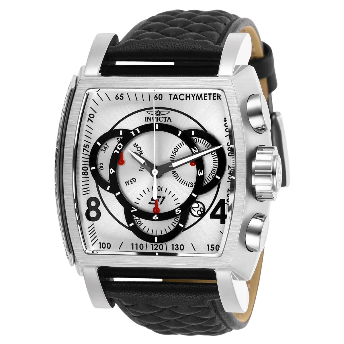 Invicta Rally Swiss Ronda Z60 FE Caliber Watch - 48mm, Black (27918) 48 mm kol saati