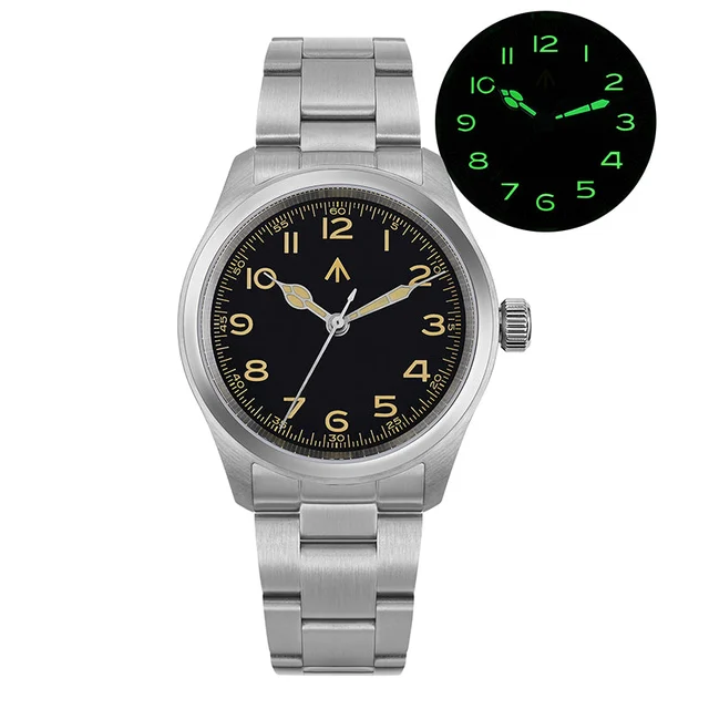 Tactical Frog Militado-ML08-复古黑 （黄字）-蛇形针 -尼龙带- 210 Militado-ML08-复古黑 （黄字）-蛇形针 -尼龙带- 210 ko