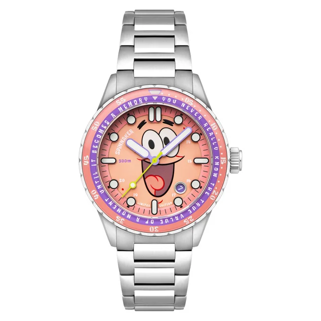 Spinnaker Hass Automatic Spongebob Squarepants 25th LE in Patrick Pink #SP-5138-22 kol saa