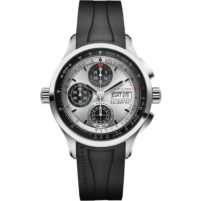 Hamilton Khaki Aviation Khaki X Patrol Auto Chrono H76566351 kol saati