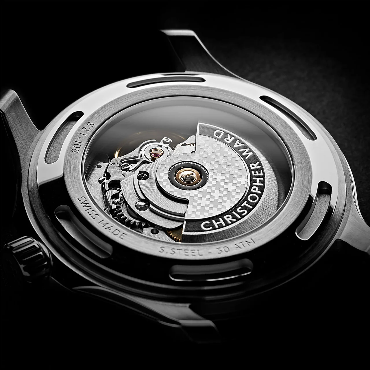 Christopher Ward Trident Pro 300 C60-44ADA31S0KW1-B0 44 mm kol saati