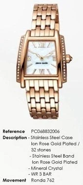 Pierre Cardin 068832006 kol saati