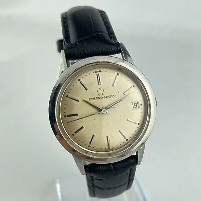 Eterna 3884801-Vintage-Eter 34 mm kol saati