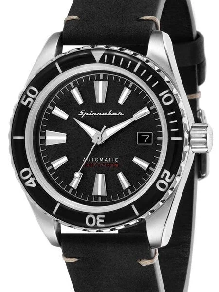 Spinnaker Fleuss Automatic Vintage Style Sports Watch with 43mm Case #SP-5056-01 kol saati
