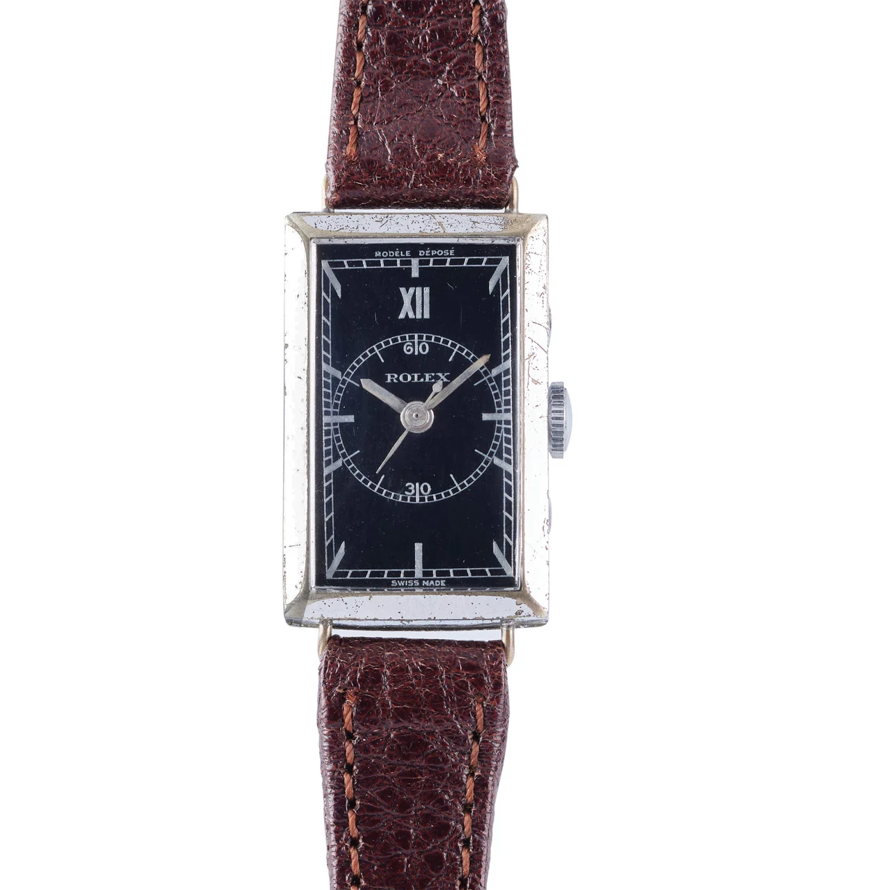Rolex Glossy Black Dial, Steel 2005 kol saati