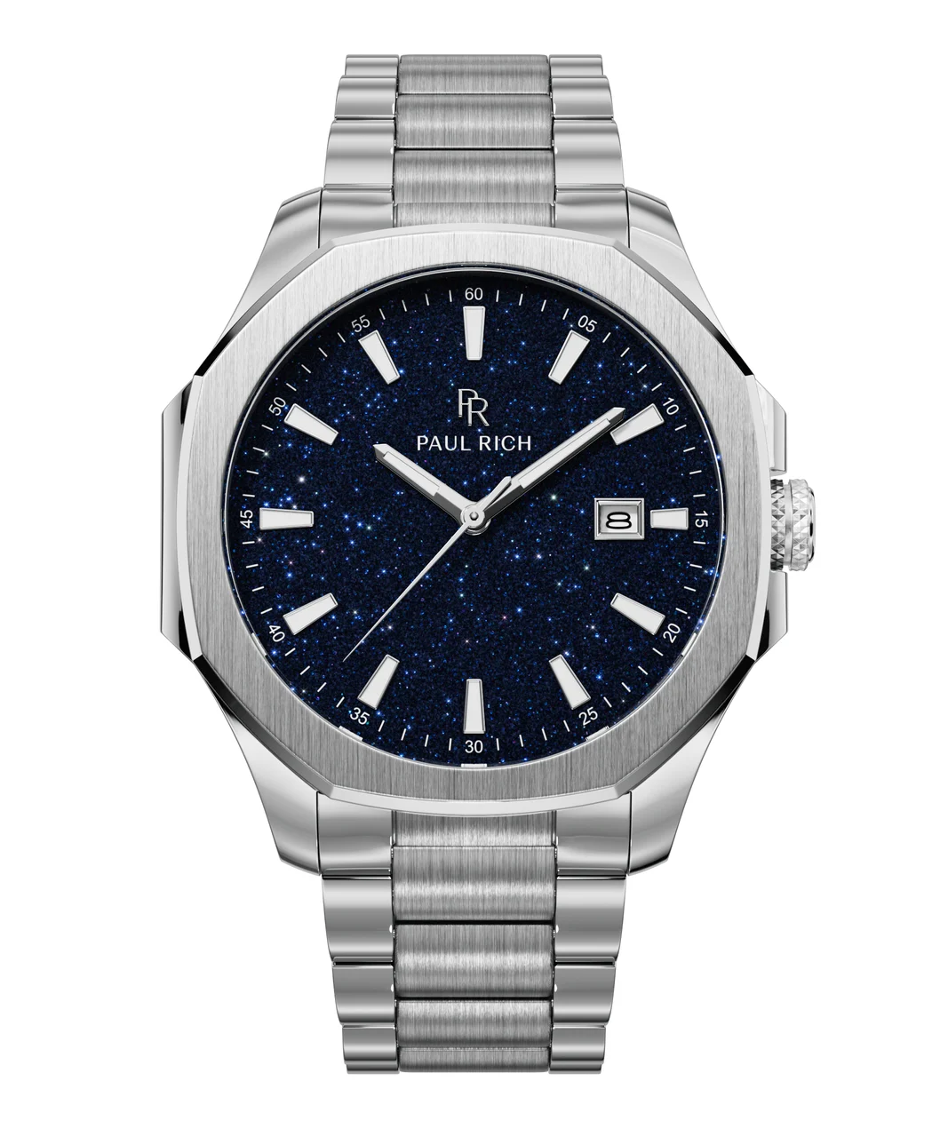 Paul Rich Mercer PR180GBlueAventurine - Silver 40 mm kol saati
