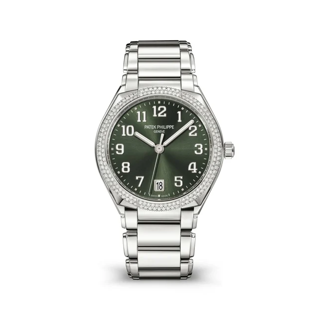 Patek Philippe Olive Green Dial Stee Patek Philippe 7300-1200A-011 Twenty~4 Olive Green Di