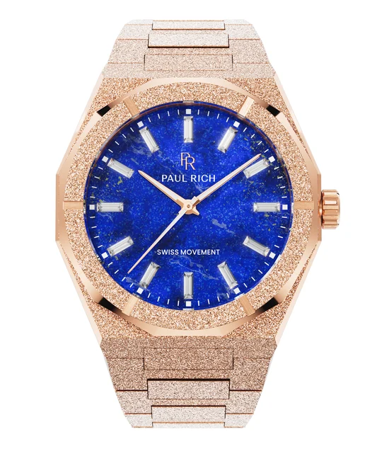 Paul Rich Frosted Star Dust II LapisPR99II - Rose Gold Quartz kol saati