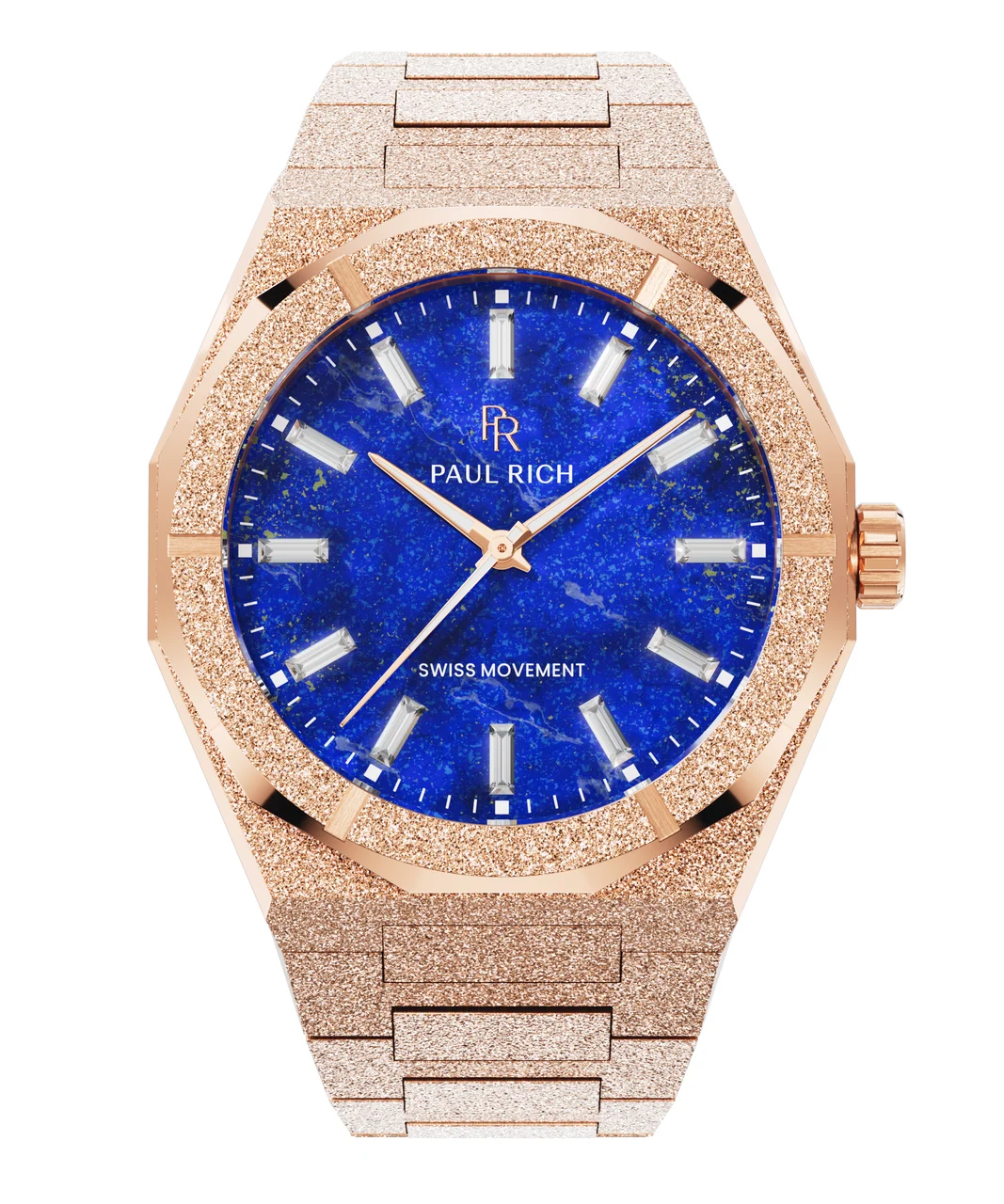 Paul Rich Frosted Star Dust II LapisPR99II - Rose Gold Quartz 43 mm kol saati
