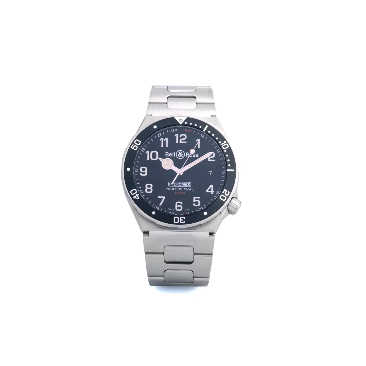 Bell & Ross BELL & ROSS, REF. 400AS, HYDROMAX STAINLESS STEEL kol saati