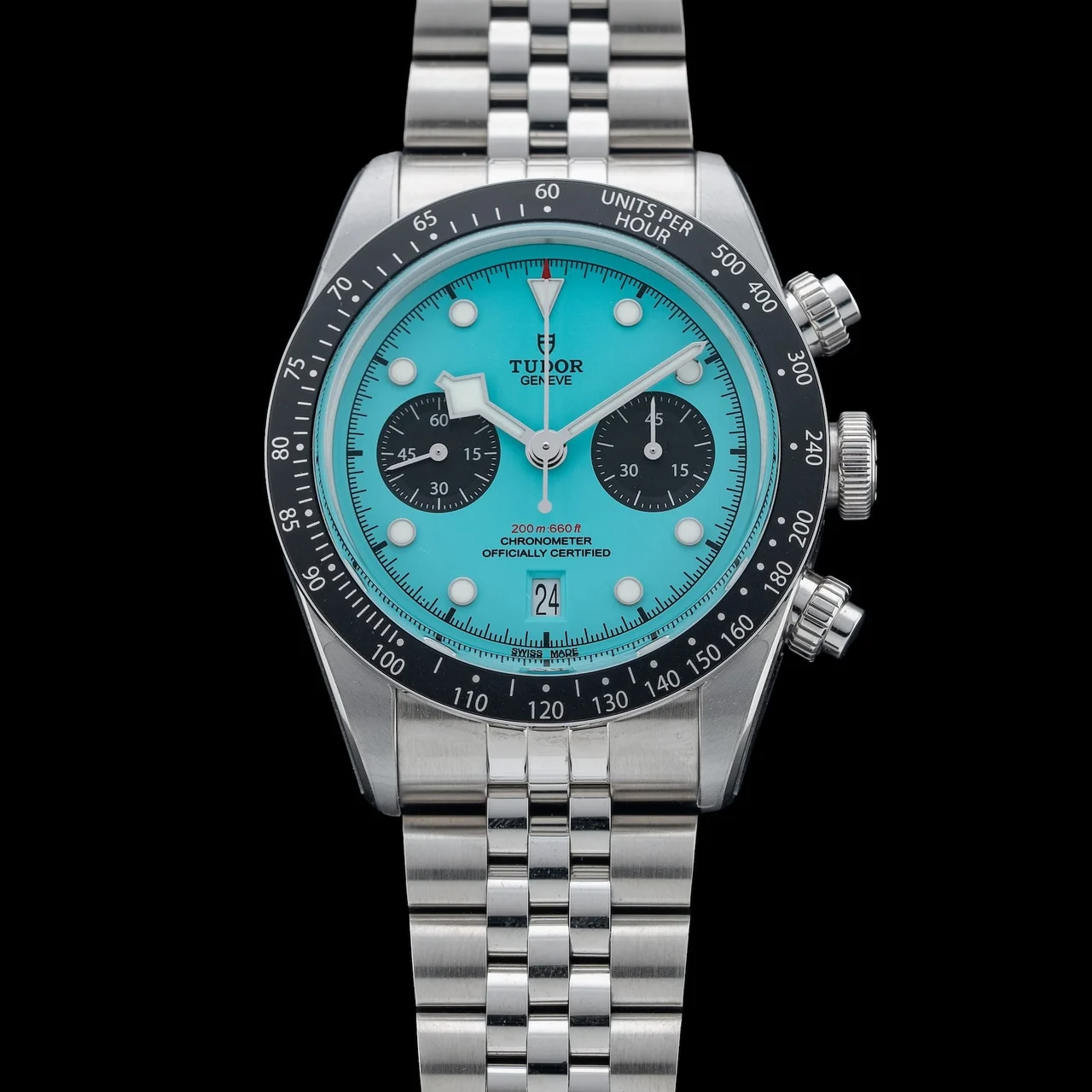 Tudor Black Bay Chrono Flamingo Blue M79360N-0024 210009N42059 41 mm kol saati