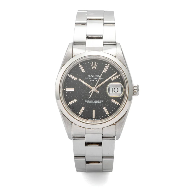Rolex Black Dial Date 15200 Steel Oyster kol saati