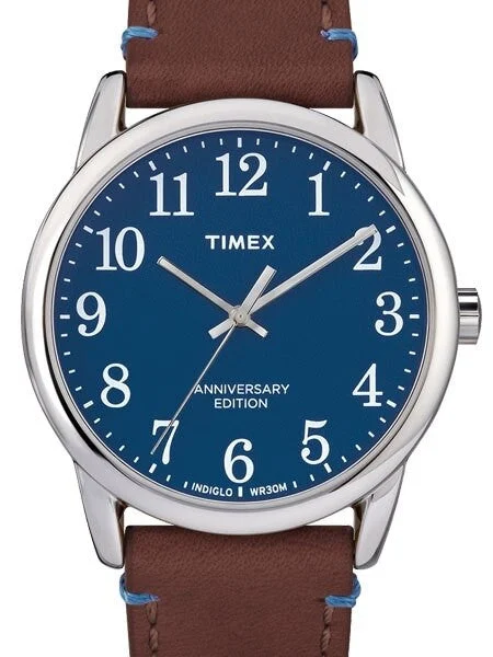 Timex Easy Reader 40th Anniversary Special Edition Quartz Watch with Unique INDIGLO Dial #TW2R36000VQ 38 mm kol saati