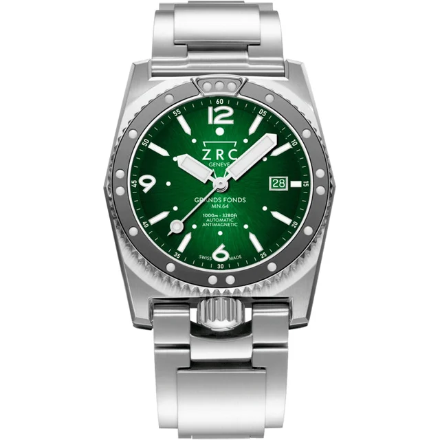 ZRC Grands Fonds IRIDIUM™ on Bracelet GF42183 kol saati