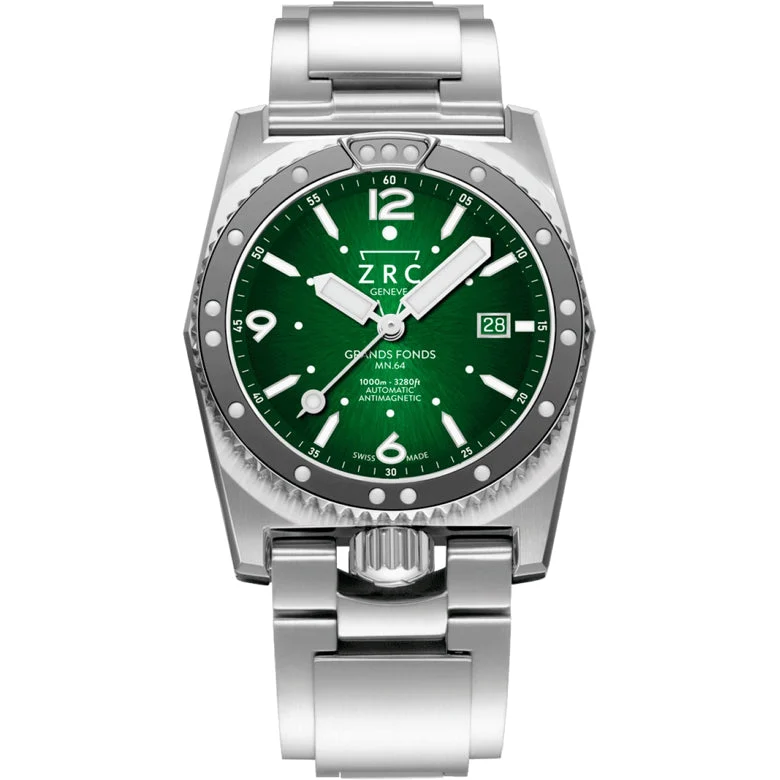 ZRC Grands Fonds IRIDIUM™ on Bracelet GF42183 kol saati