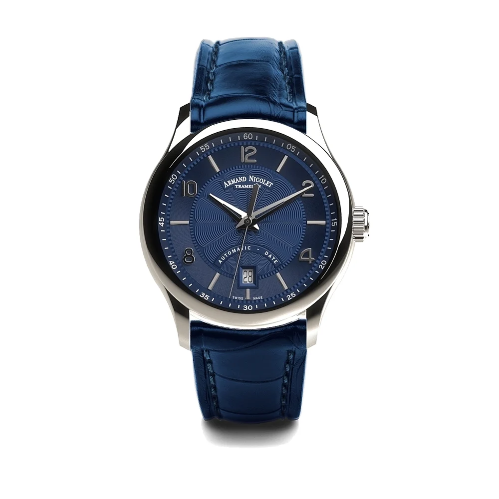 Armand Nicolet Armand Nicolet M02 A840AAA-BU-P840BU2 42 mm kol saati