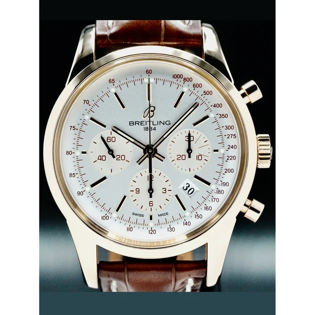 Breitling Transocean Chronograph Rose Gold 210000059515 kol saati
