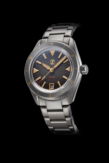 Zelos Horizons 200m Diver 'Vintage Grey' kol saati