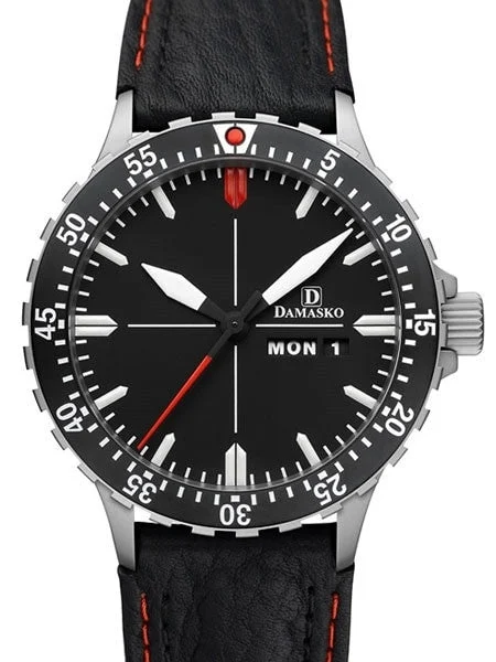 Damasko Swiss ETA Automatic with a Rotating 60-minute Bezel and Stainless Steel Case #DA44 DA44-60 42 mm kol saati