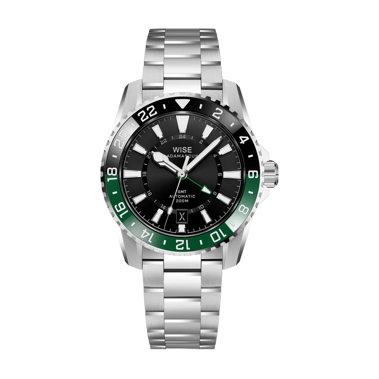 WISE ADAMASCUS ADX140 True GMT 40 mm kol saati