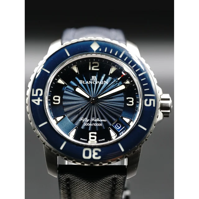 Blancpain Rare Fifty Fathoms 5015-1140-52B Rare 210000018478 kol saati
