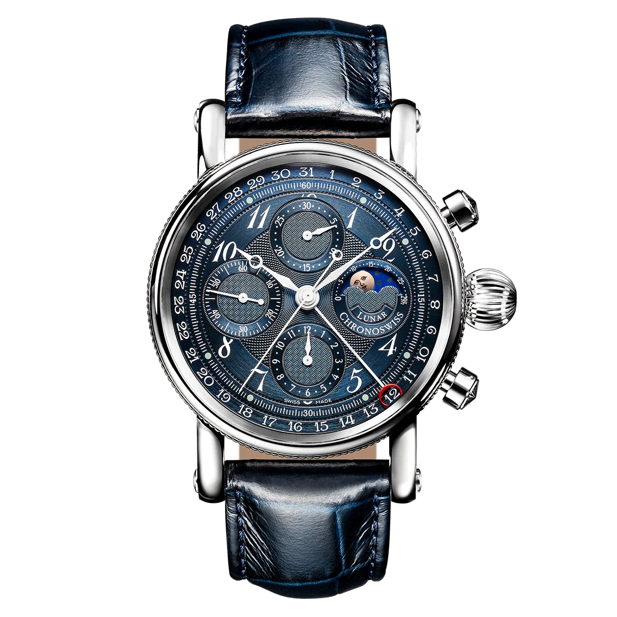 ChronoSwiss Lunar CH-7543L-BL 30 mm kol saati