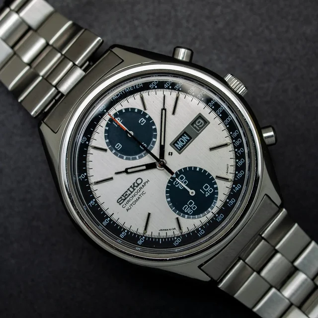 Seiko Panda, Ref. 6138-8020, Cal. 6138, Men’s Chronograph Vintage kol saati