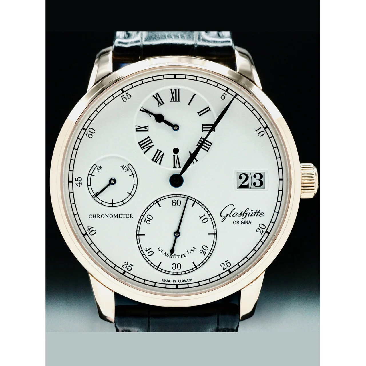 Glashutte Original Glashütte Original 1-58-04-04-05-04 Senator Chronometer Regulator Red Gold 210000066902 42 mm kol saati
