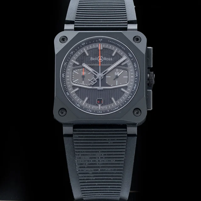 Bell & Ross Chrono Blacktrack 210009N31463 kol saati