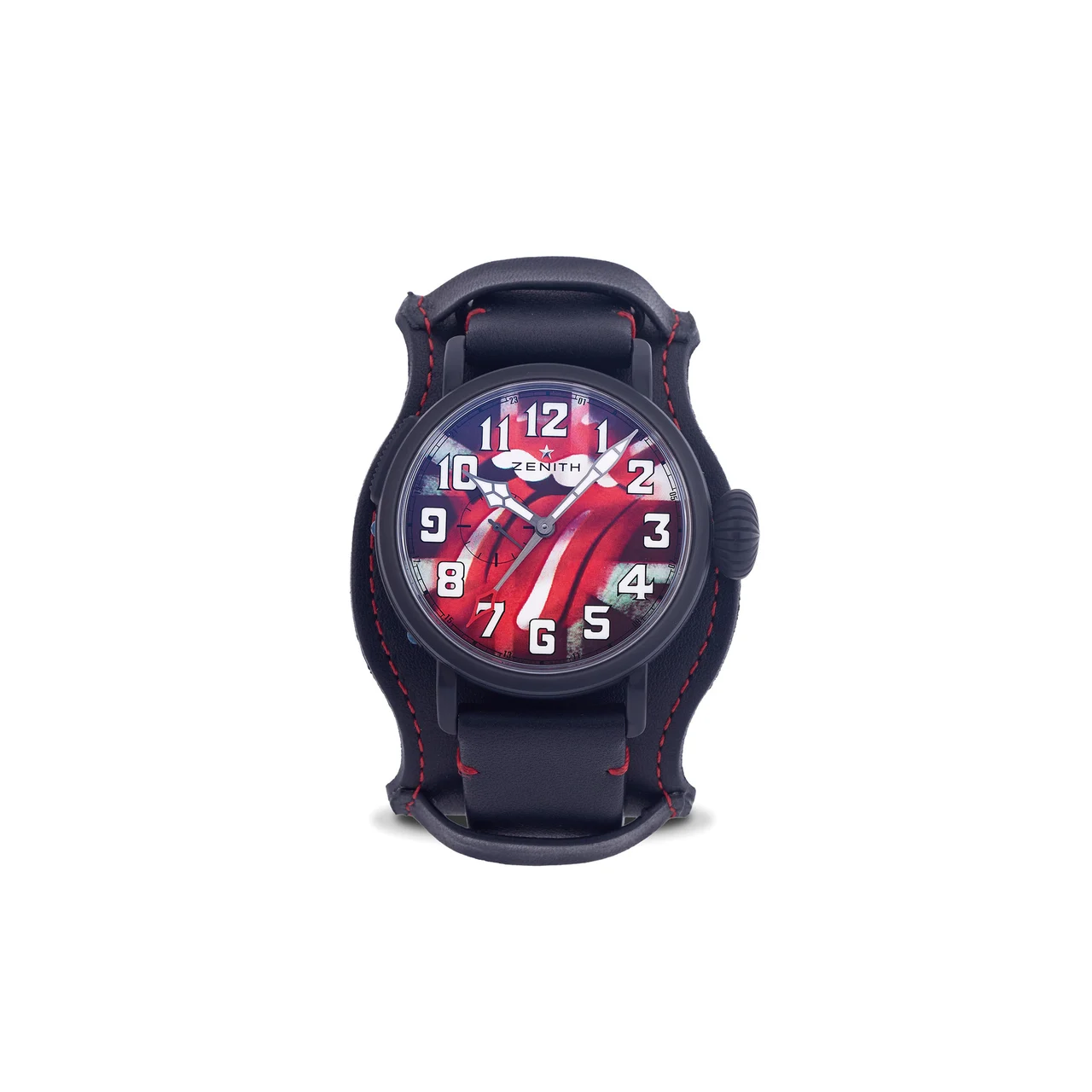 Zenith ZENITH, REF. 96.2439.693/77.C809, TRIBUTE TO ROLLING STONES, LIMITED TO 200 PIECES, TITANIUM kol saati