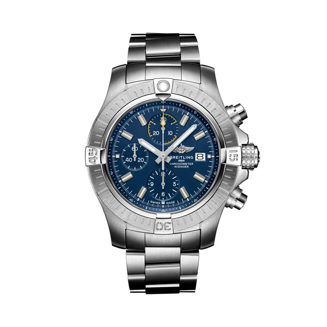 Breitling Avenger Chronograph 45 Stainless Steel Blue Dial A13317101C1A1 kol saati