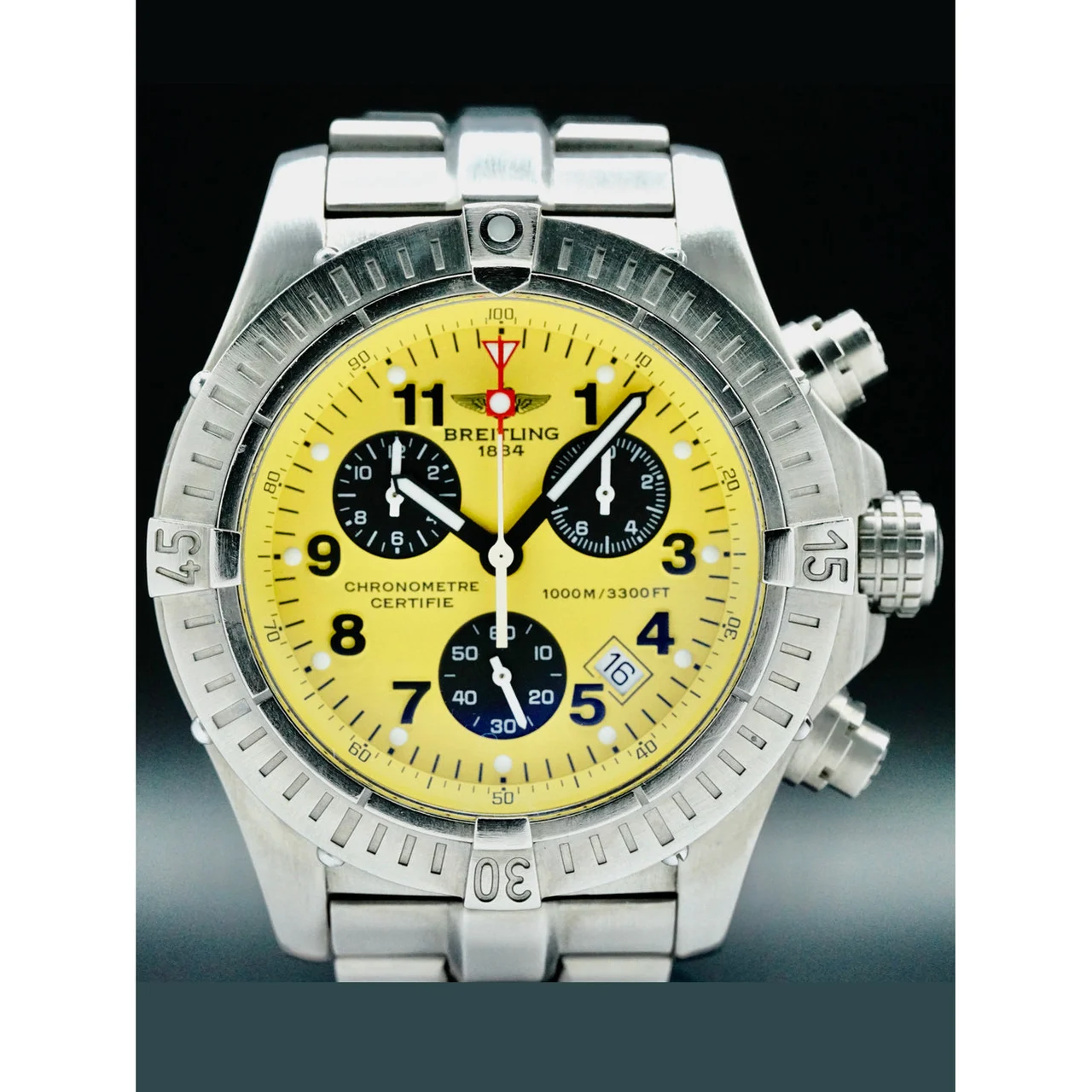 Breitling Aeromarine Chrono Avenger M1 Titanium bracelet 210000053741 44 mm kol saati