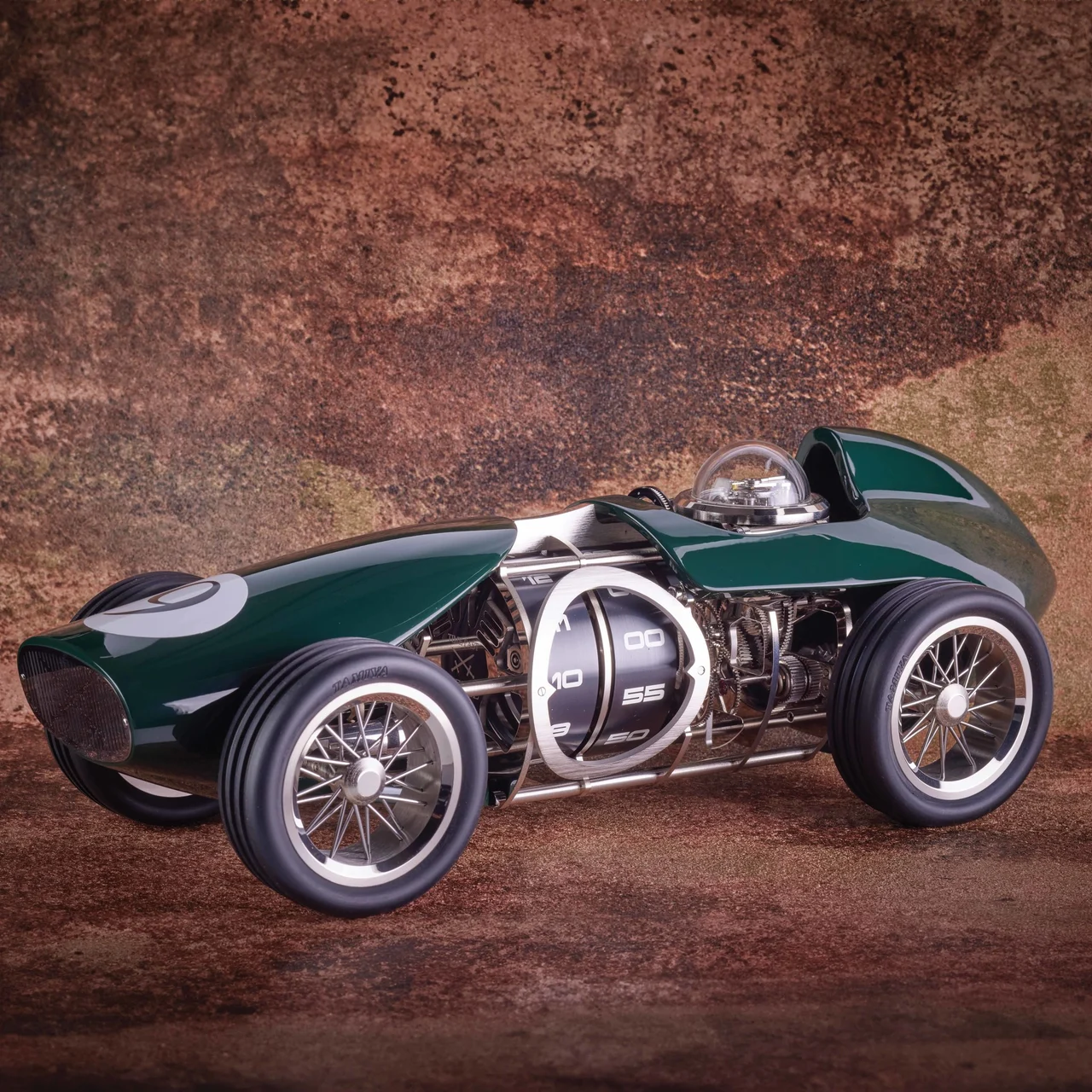 L'Epée REF. 74.6004/134, TIME FAST D8, NICKEL, PALLADIUM- PLATED BRASS AND STEEL kol saati