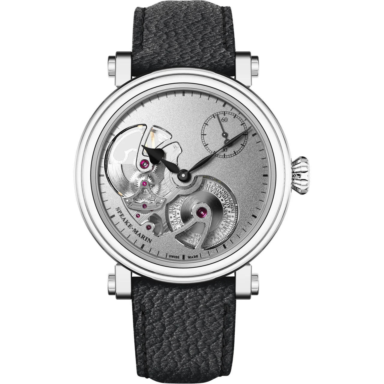 Speake-Marin Openworked Sandblasted Titanium 42mm 414217440 42 mm kol saati