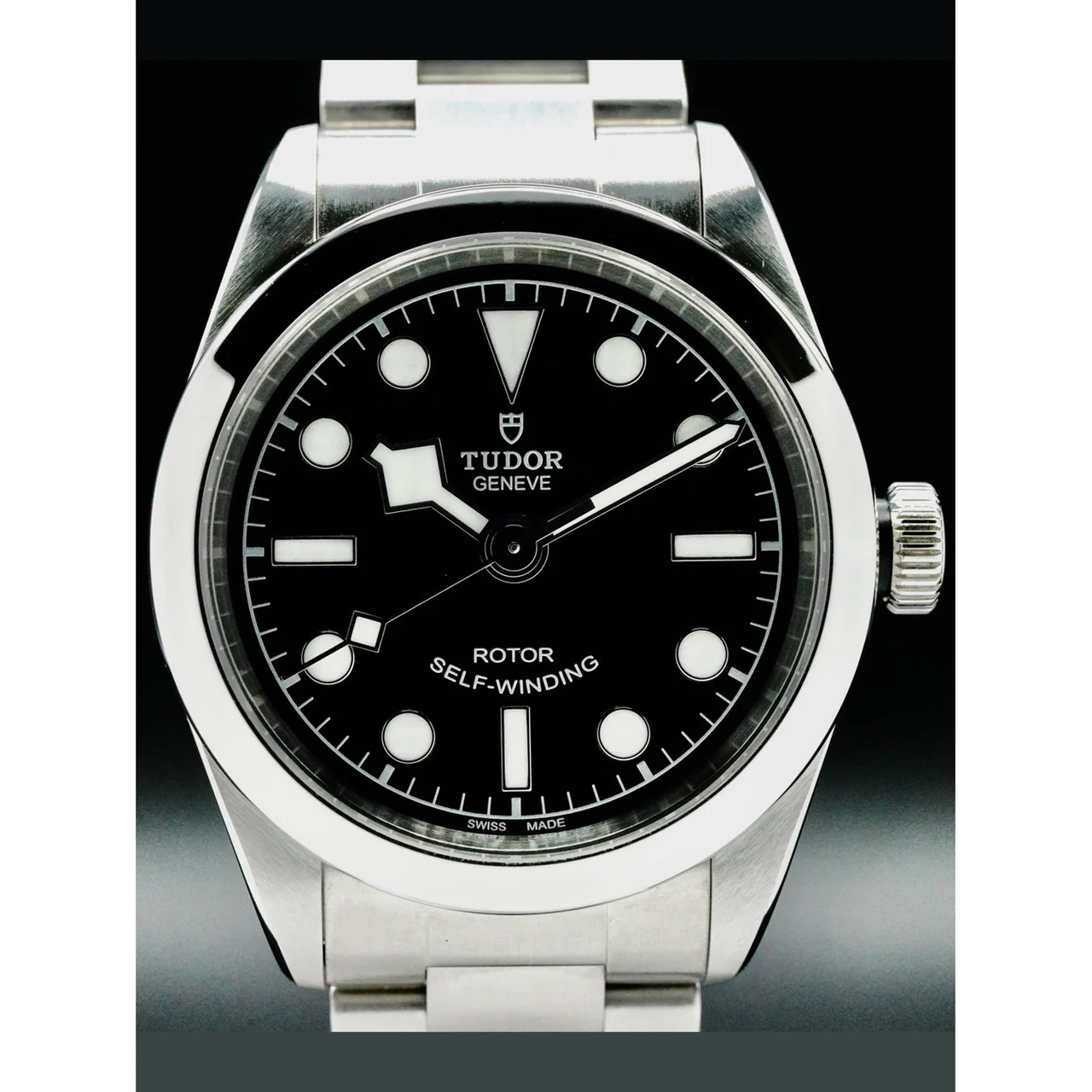 Tudor Black Bay Stainless Steel Automatic Black 210000058516 32 mm kol saati