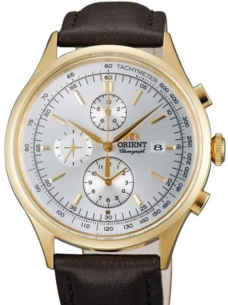 Orient Monterey Quartz Chronograph with 12-Hour Totalizer and Tachymeter #TT0V002W kol saati