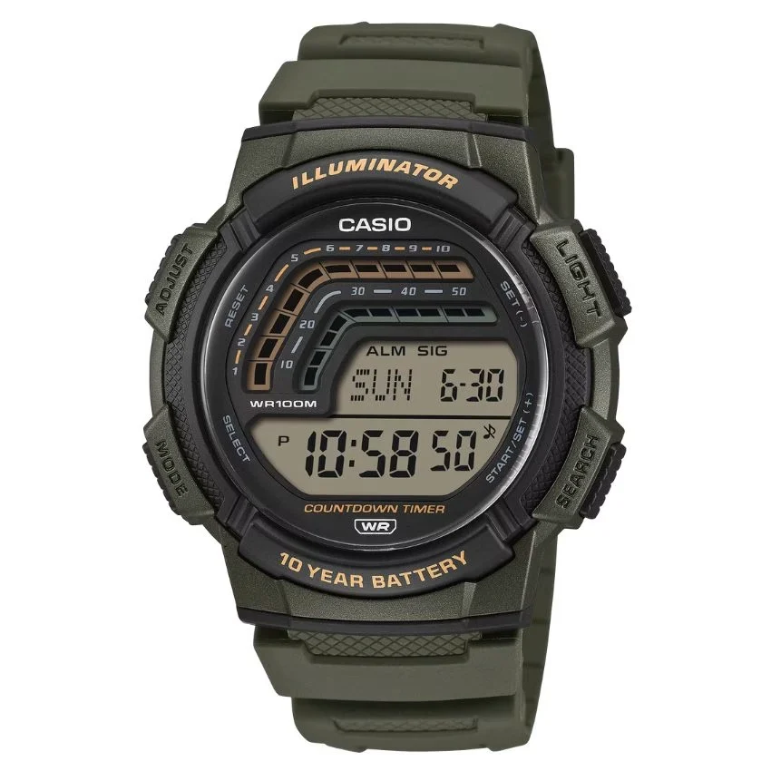 Casio WS-1800-3AVDF 46 mm kol saati