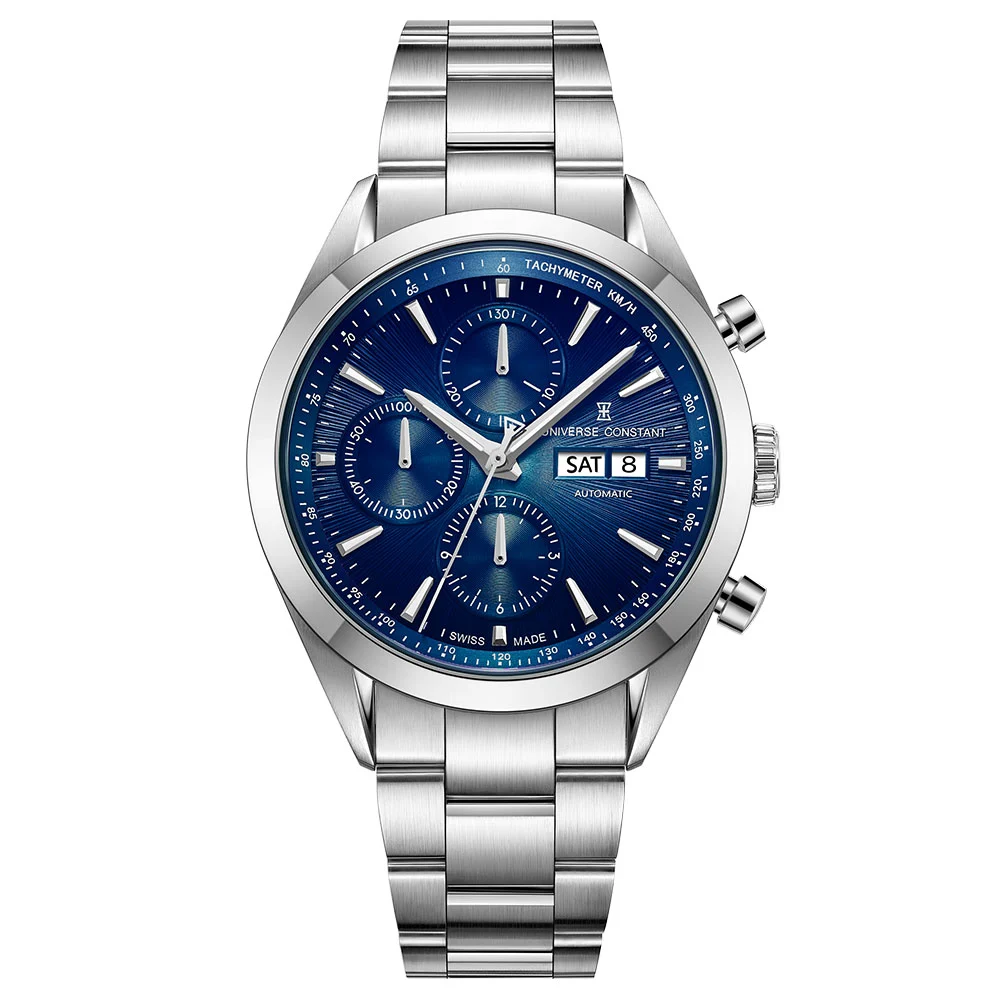 Universe Constant Galactica Chrono Tri-Compax UC8628 42 mm kol saati