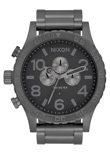 Nixon US Chrono - All Gunmetal A1389-632-00 kol saati