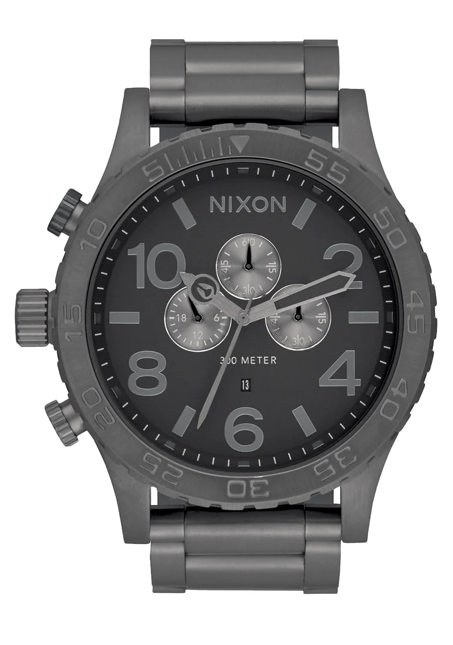 Nixon US Chrono - All Gunmetal A1389-632-00 51 mm kol saati