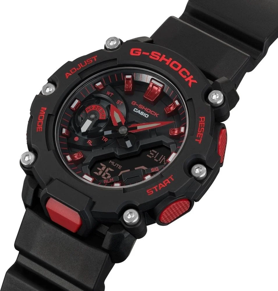 Casio G-shock Carbon GA-2200BNR-1ADR 47.1 mm kol saati