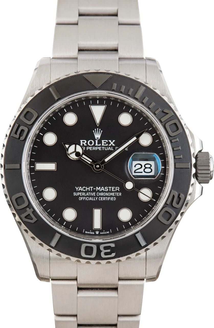 Rolex Yacht-Master 226627 RLX Titanium Black Dial 42 mm kol saati