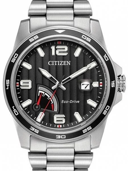 Citizen Scratch and Dent - Eco-drive Sport Watch with Power Reserve Indicator #AW7030-57E SND880 42 mm kol saati