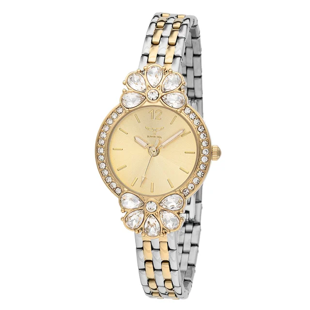 Invicta Wildflower Watch - 30mm, Silver, Rose Gold (69105) kol saati