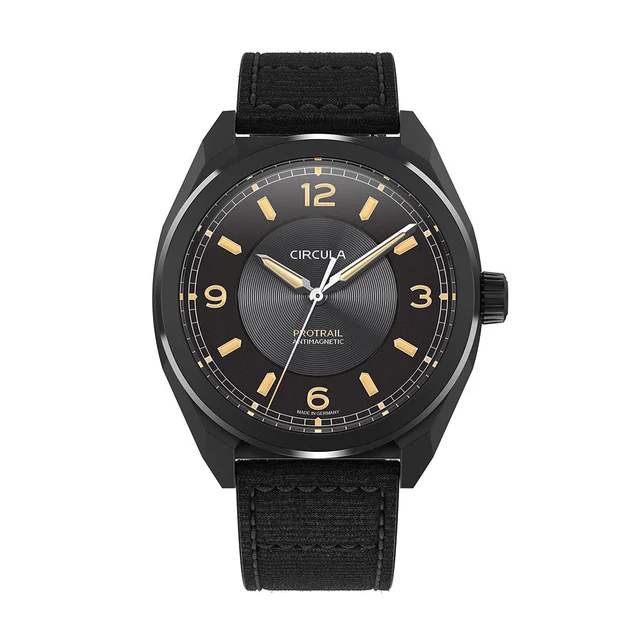 Circula ProTrail Automatic Field Watch with Black Dial (LE) #PE-DS-SS kol saati