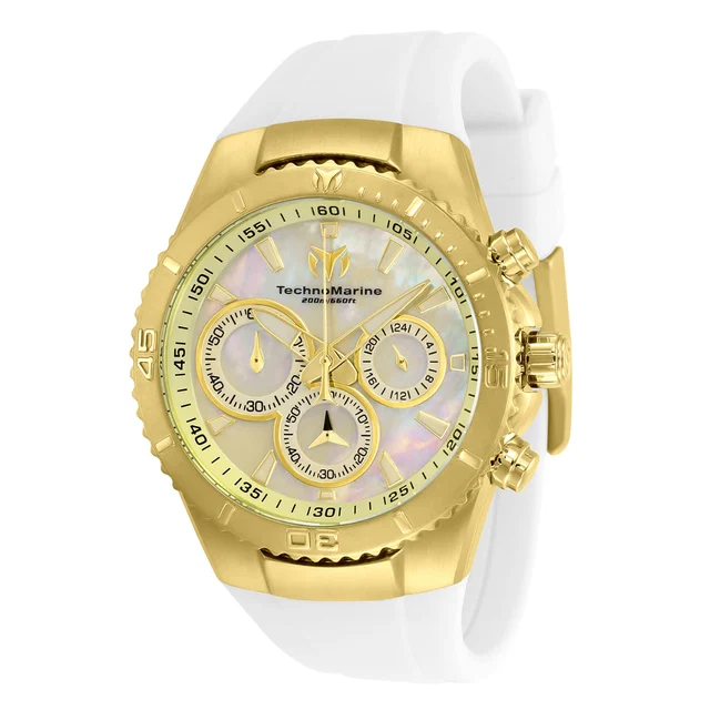 Technomarine Manta Sea Watch w/ Mother of Pearl Dial - 40mm. White (TM-220071) kol saati